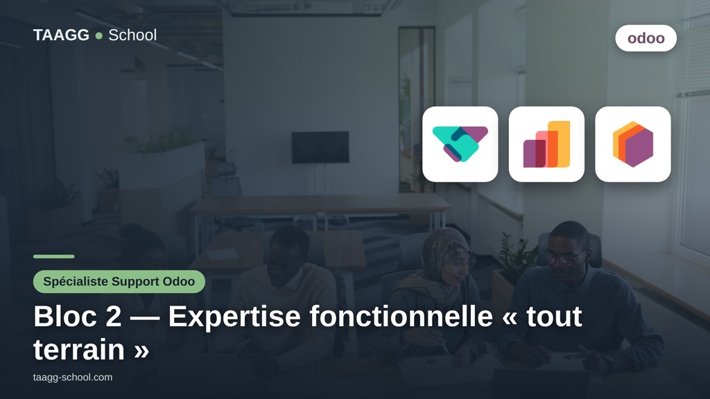 Parcours Spécialiste Support Odoo - Bloc 2 : Expertise Fonctionnelle "Tout Terrain"